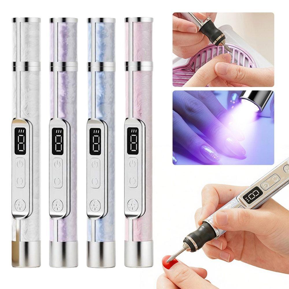 Portable Manicure and Pedicure Machine Rechargeable Nail Polisher New Nail Drill