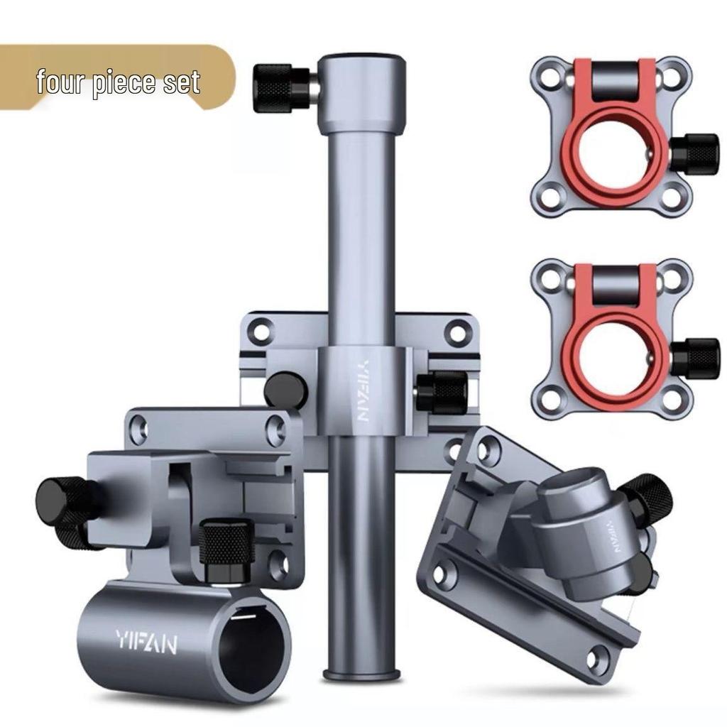 3-Piece Fishing Accessories Set: Aluminum Rod Pod Holder, Umbrella Holder, Fish Keeper, Bait Holder.