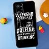 Love Golf For Realme GT 6 6T 5 GT7 Pro C61 C75 C55 C51 C21Y C25S C67 C53 13 12 10 11 14 Pro Plus Case
