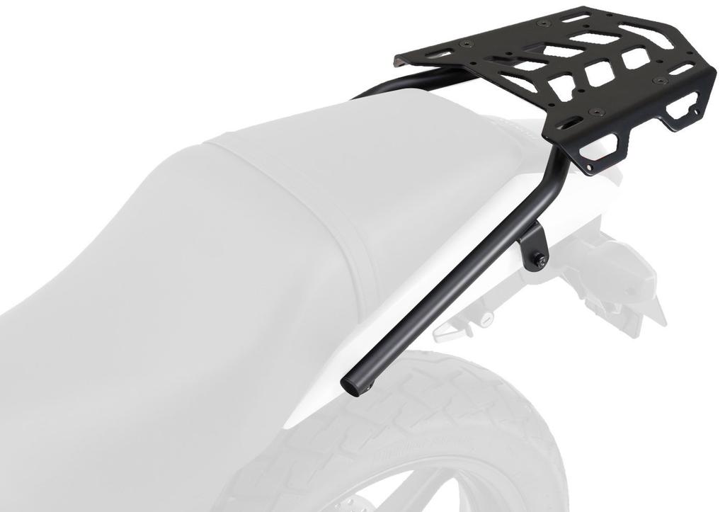 Daytona Multi Wing Rear Carrier for VTR250/F (2009–2017), 79901 — Black, 5 kg Load