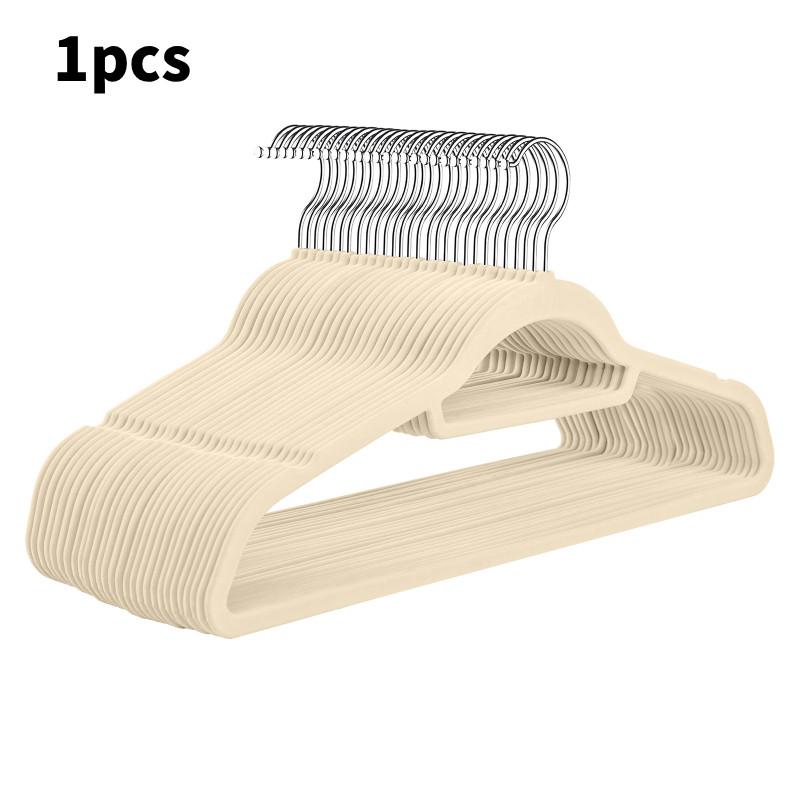 

Вешалки Бархатное флокирование Нескользящие Крючок 360 градусов Для подвешивания пальто Пластиковые Регулируемые Khaki Silver