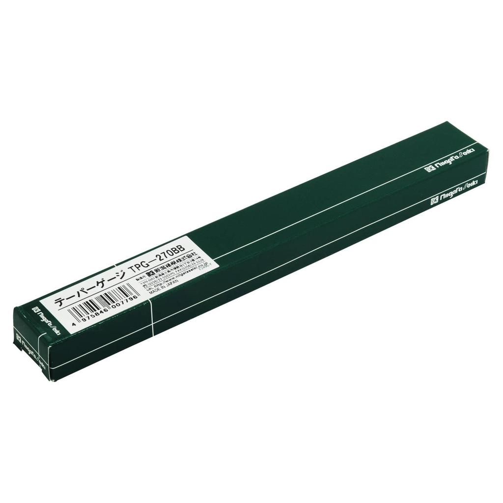 Niigata Seiki SK Made In Japan Taper Gauge 0.3-6mm TPG-270BB with Storage Case