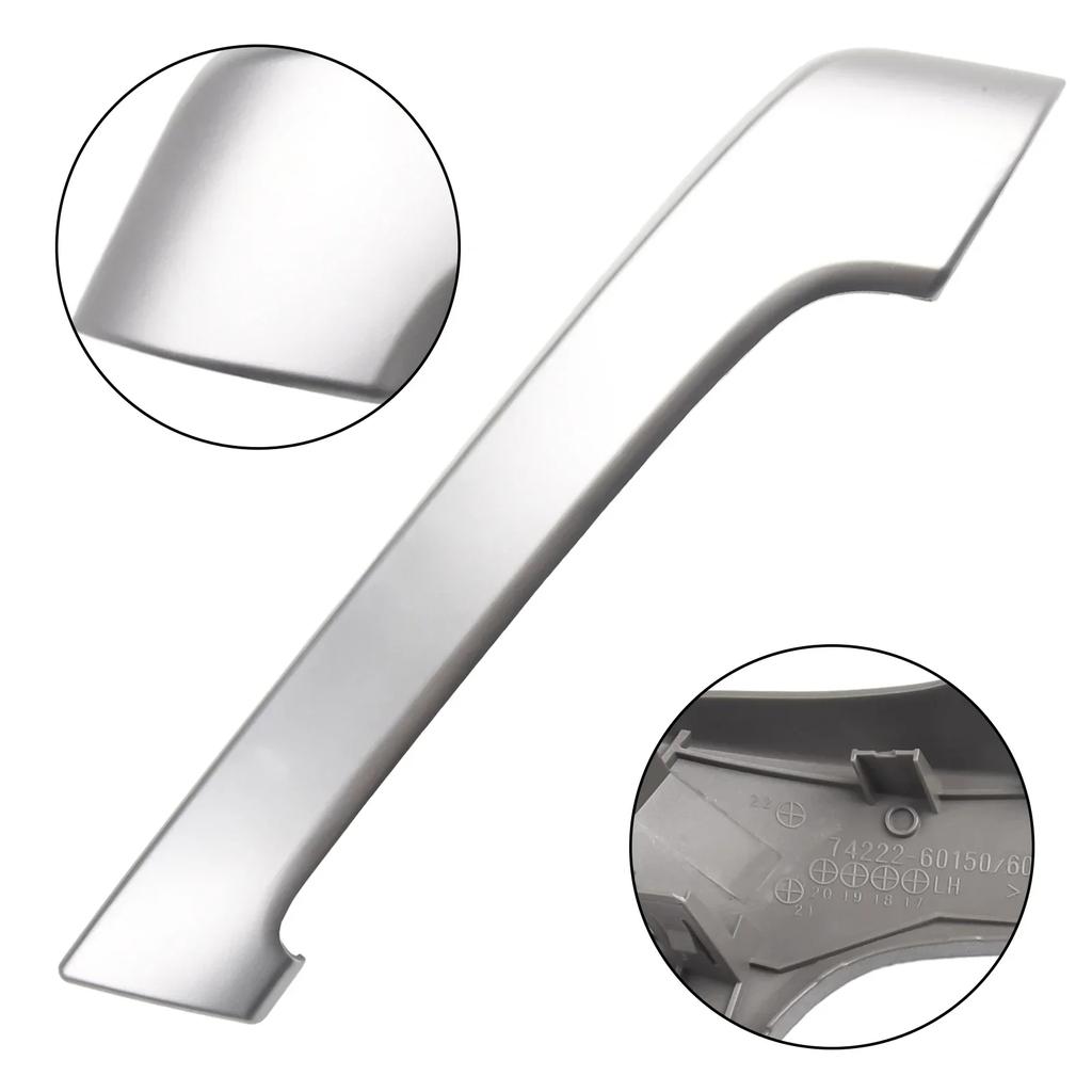 4Pcs Interior Door Handle Trim Cap For Toyota For Land For Cruiser For Prado 2010-2017 Inner Sliver Door Handle Decor Lid Cover