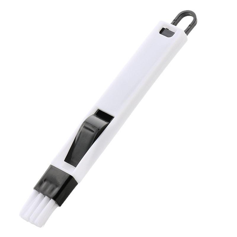 Doors, Windows and Windows Groove Groove Cleaning Brush, Groove Small Brush with Dustpan Dead Angle Gap Brush Screen Window Cleaning Tool