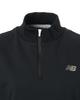 Golf Short Sleeve Mock Neck Sweatshirt for 0 [New Balance] Women's (Stretchy/Suitable Setup) / 012-5164501 010_Black [S]