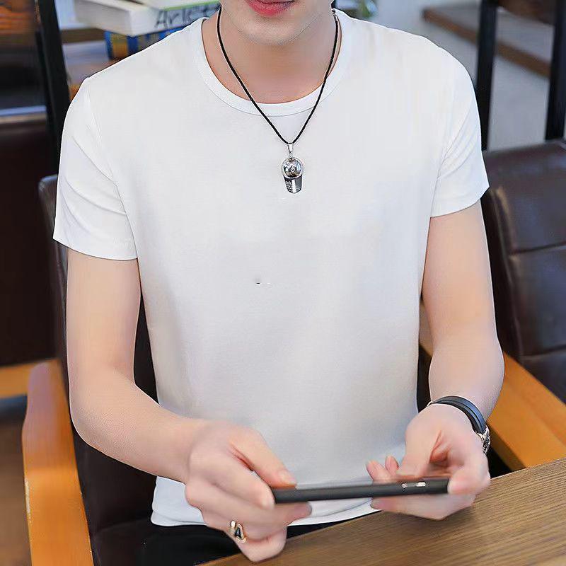 

Мужская модная хлопковая футболка-поло - Летняя с коротким рукавом повседневная одежда 2XL (135-150 jin)