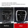 For - Mercedes Benz C GLC EQE Class W206 C260 C300 Stainless Steel Car Accessories Roof Front Reading Lamp Trim Cover