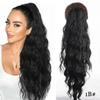 Synthetic Ponytails Fashionable Water Ripple Wool Long Curly Hair Wig 66cm Women Personality High Ponytail Hair Extensions