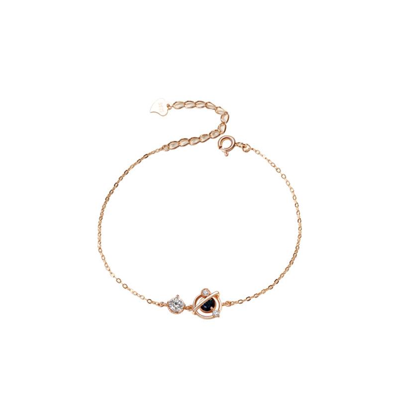 Dream Planet Bracelet Fashion Sweet Ins Niche Design Jewelry Korean Version Simple Glazed Bracelet