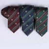 [FASELE] Necktie, Unisex, Men's, Women's, Girls', Boys', Striped, Crown Pattern, Student, High School Student, Campus Fashion, Stylish, Gift,