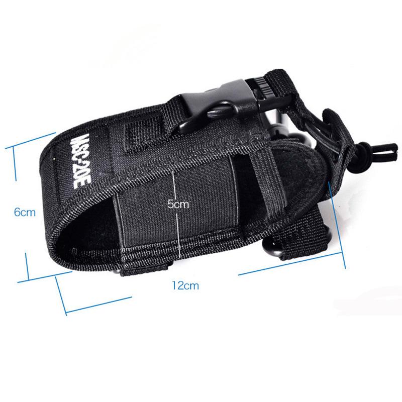 1 Set Waist Bag Holder Pocket Msc-20E Tactical Molle Radio Walkie Talkie Pouch Interphone Holster Carry Bag For Hunting Camp