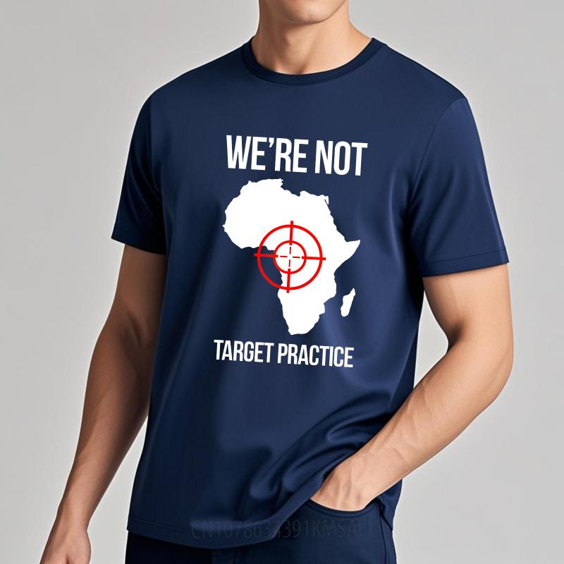 Anime Teenagers Summer Tshirt Were Not Target Practice Africa Map Short Sleeve Workout Round Neck Women Top Tees Man Tee Shirt