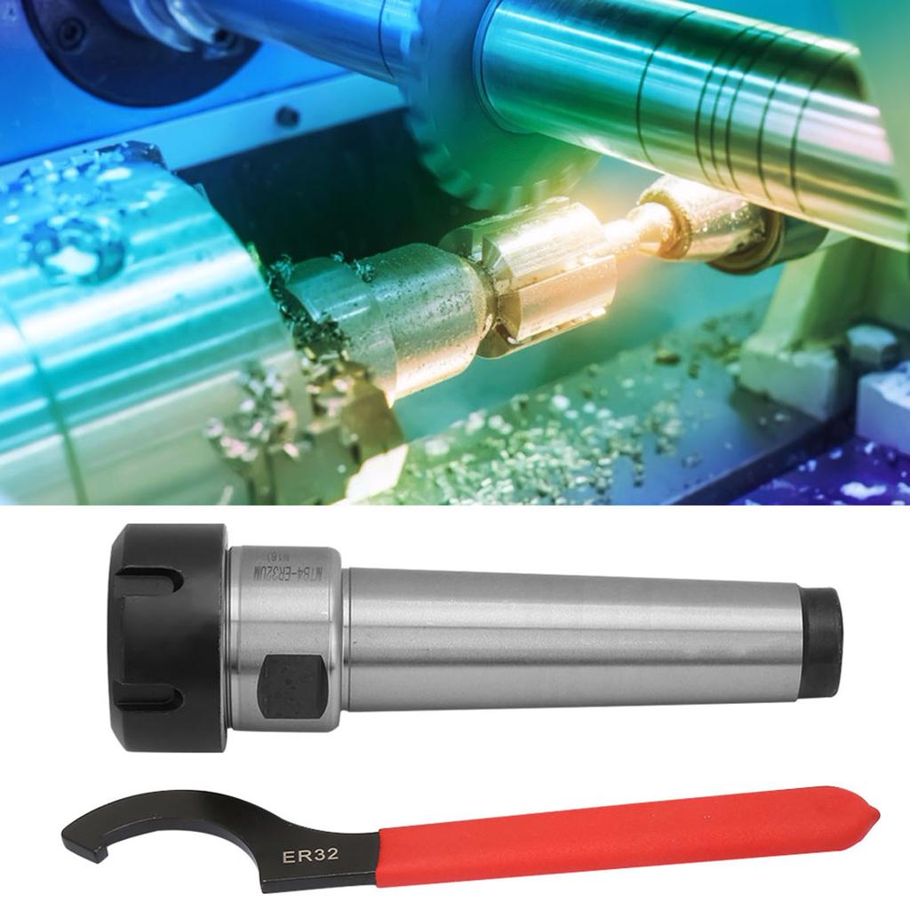 Uhlíková ocel MT4 ER32 M16 Kleštinové sklíčidlo Držák nástrojů CNC frézovací soustruhový nástroj s klíčem