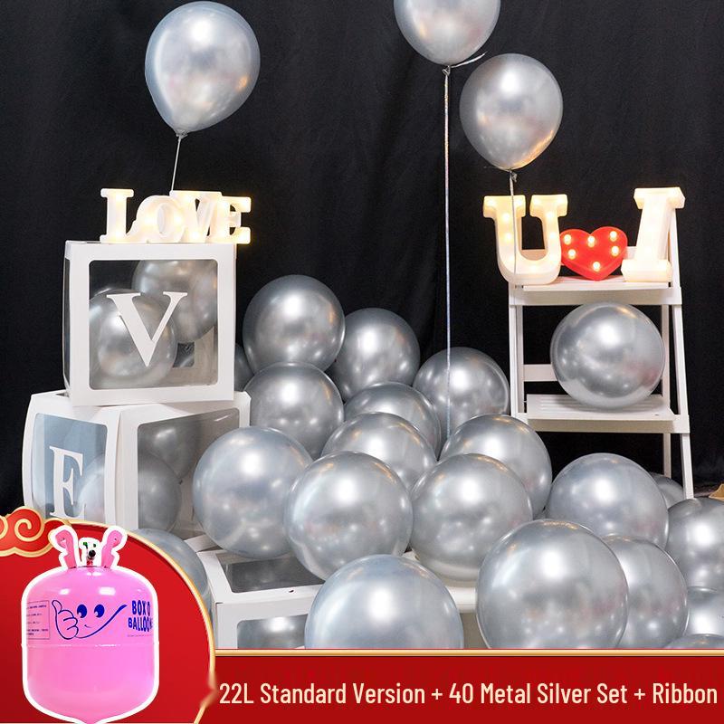 Small Helium Balloons with Hydrogen Inflator for Wedding and Birthday Decorations