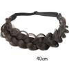 Adjustable Braided Hair Headband Golden/Brown/Black Handmade Hair Band  Women