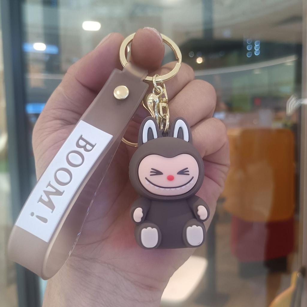 Buck Tooth Sheep Keychain Cute Cartoon Doll Schoolbag Pendant Car Key Chain Gift