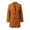 Trench Coats For Women's Long  Trench Coat Slim Classic With Pocket Solid Color Coats