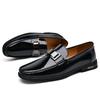 Lackleder Slipper Herren Freizeitschuhe für Gentleman Slipper Formelle Schuhe Slipper Herren Große Größe 47 48