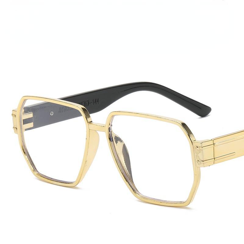 Lunettes de soleil carrées Lunettes de soleil polyvalentes de célébrité sur Internet Lunettes de soleil anti-ultraviolets