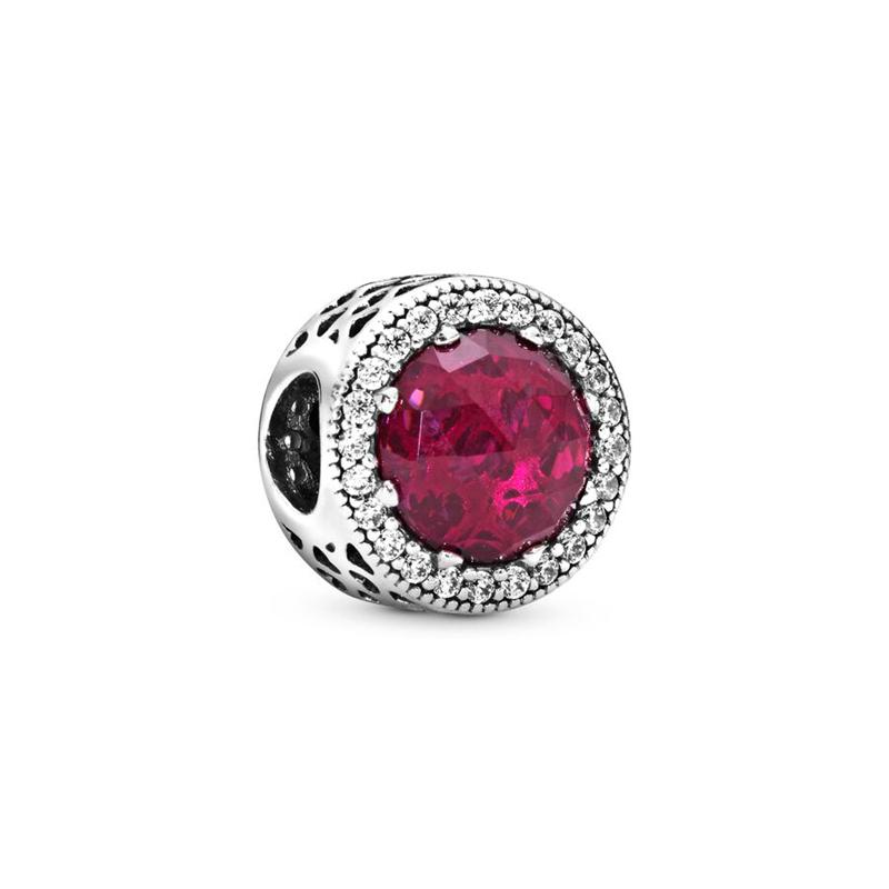 Sparkling Pavé & Star Clear Cerise Pink Sea Green Dark Blue Charm Beads Fit Original Bracelets Diy Women Jewelry Gifts