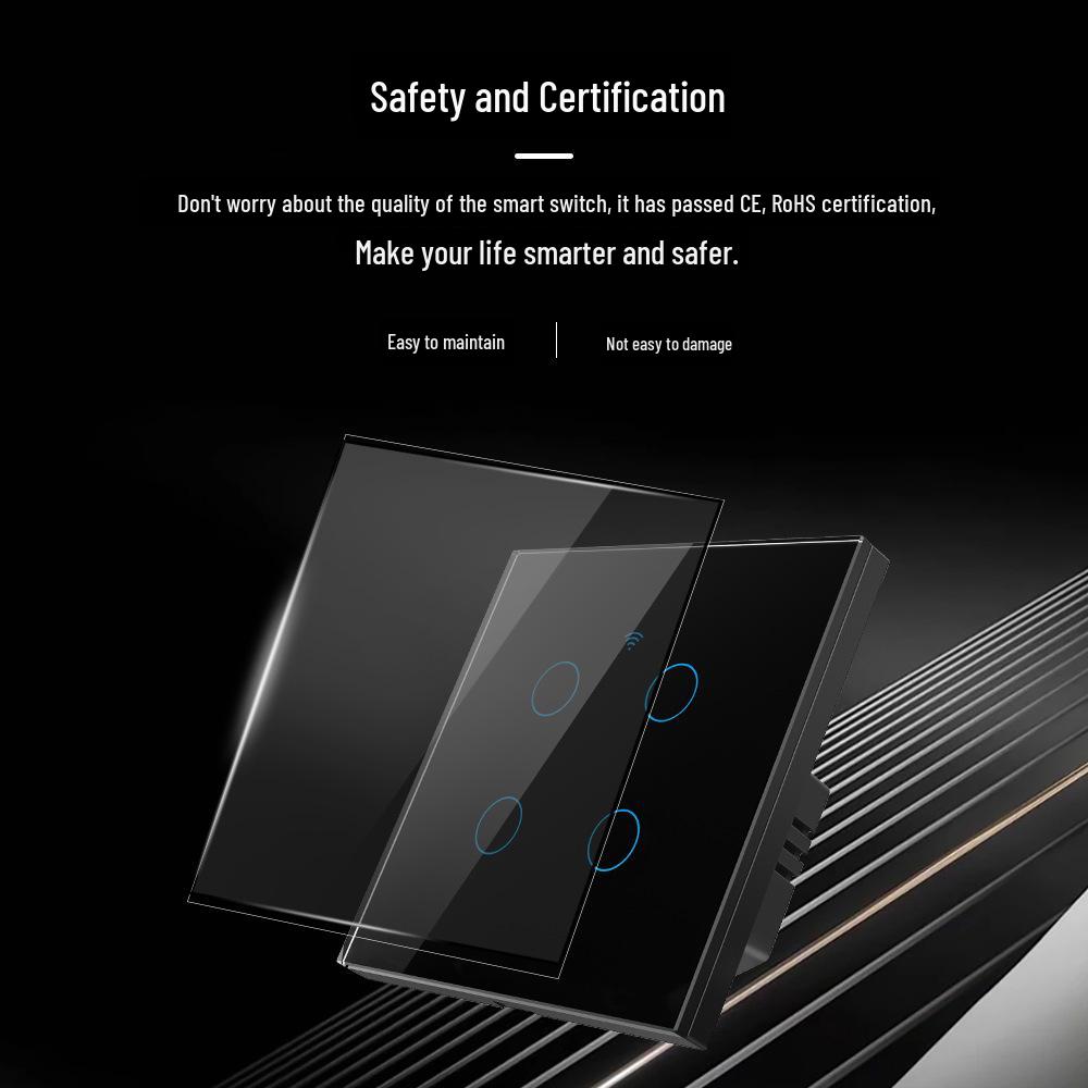 Tuya WiFi Smart Switch Panel - Touch- & Sprachsteuerung (US/Europäischer Standard)
