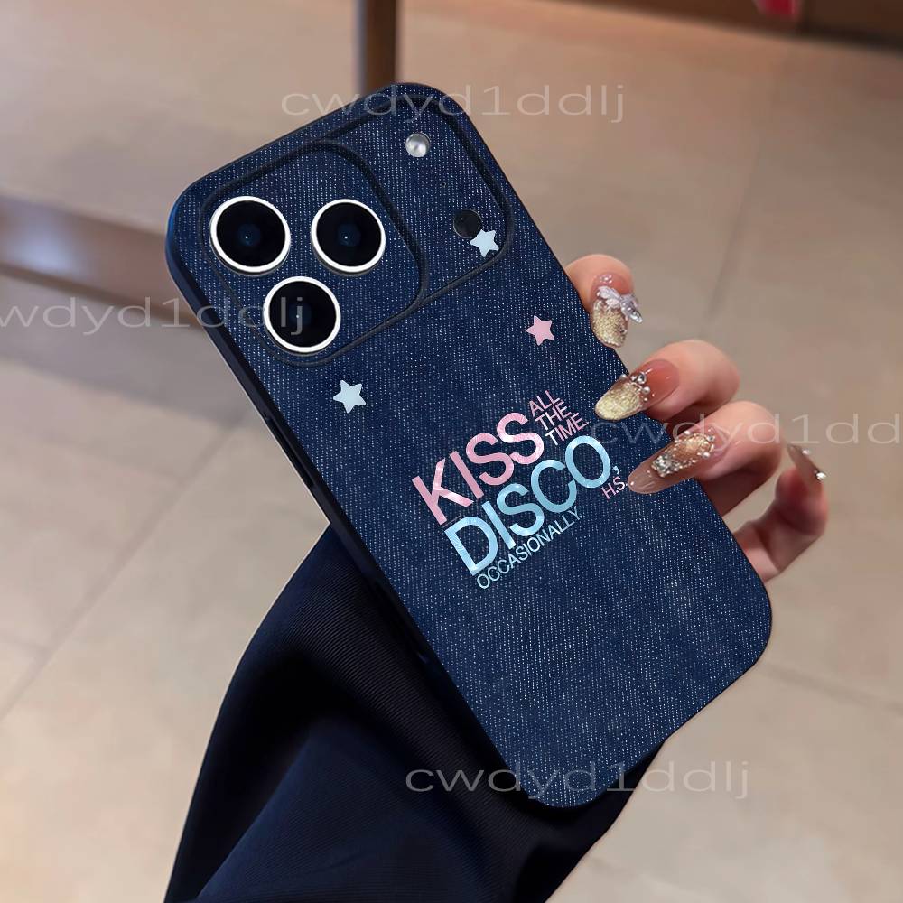 

H-Harry Kiss All The Time S-Styles For iPhone 17,16,15,11,12,14,13 Pro Max Mini XS,XR,7 Plus Air Soft Black Dustproof Phone Case iPhone12mini