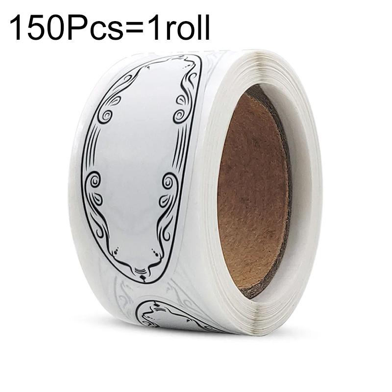 

150 шт./рулон Этикетки для консервирования Ресторан Пустые наклейки Можно писать Мелованная бумага Кухня Самоклеящиеся Сделай сам Этикетка для банки Контейнеры для еды белый