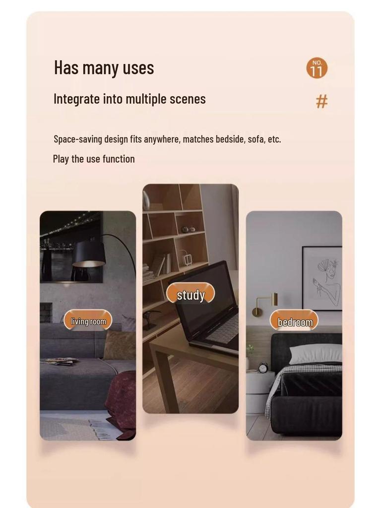 Adjustable Height Laptop Desk for Home, Office, and Bedside Use