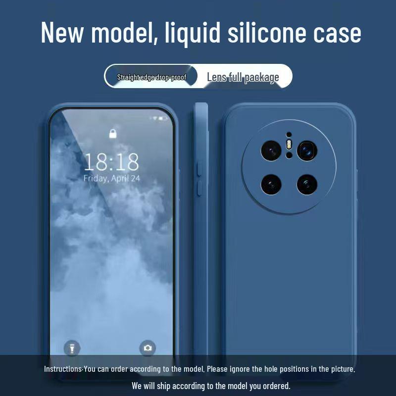 Huawei Mate70Pro+ Solid Color Liquid Soft Case with Full Coverage and Drop Protection