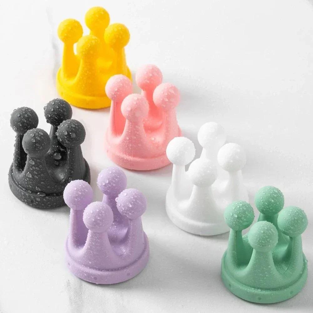 Suport pentru periuță de dinți din silicon, impermeabil, adeziv, montat pe perete, agățat, cârlige pentru cabluri, mufă, dormitor, baie, bucătărie, organizator