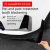 PotrivitPentru BMW X3G45 2025 Fibra de Carbon și negru Mașină Bara Față mașină după Buza Splitter Spoiler Canard Capac Ornament Accesorii Decor
