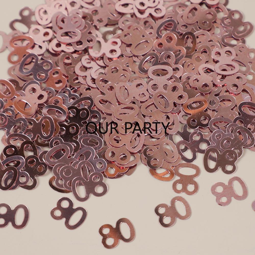 15g/bag Number 80th Years Old Sequin Confetti Digital 80 Table Scatter for Anniversary Happy Birthday Party Decorations