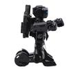 Remote Control Fighting Robot Toy Fun RC Ejecting Battle Robot Support 2 Player with Light Sound Effects Black