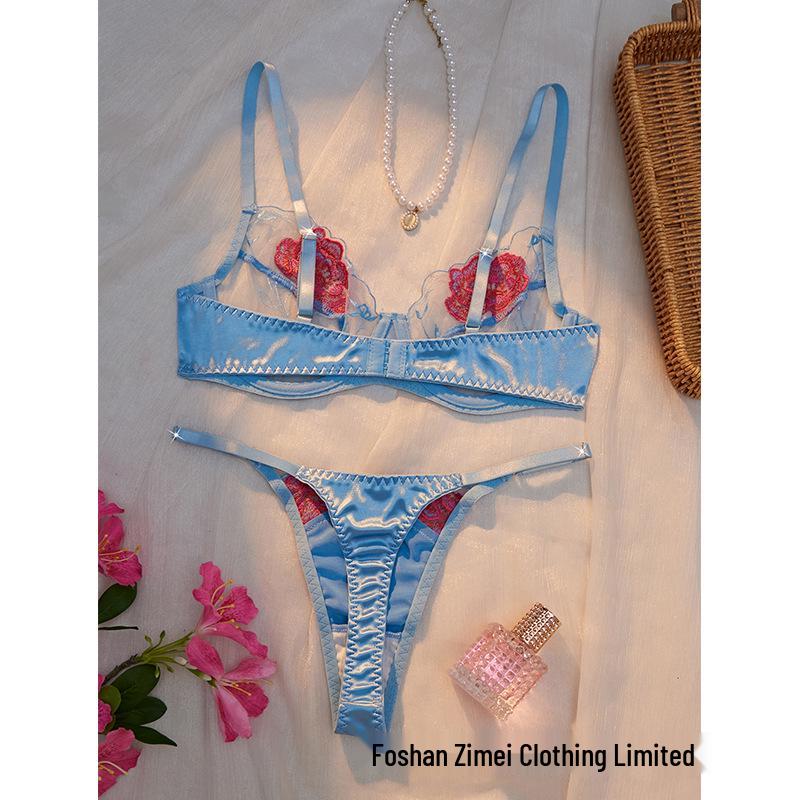 Transparente grenzüberschreitende Damenunterwäsche - Kein Schwamm Sexy BH Dessous