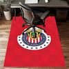 USA FC Polyester Carpet, Soft Indoor Mat for Office Chair, Living Room, Computer Desk - Decorative Home Office Rug Design