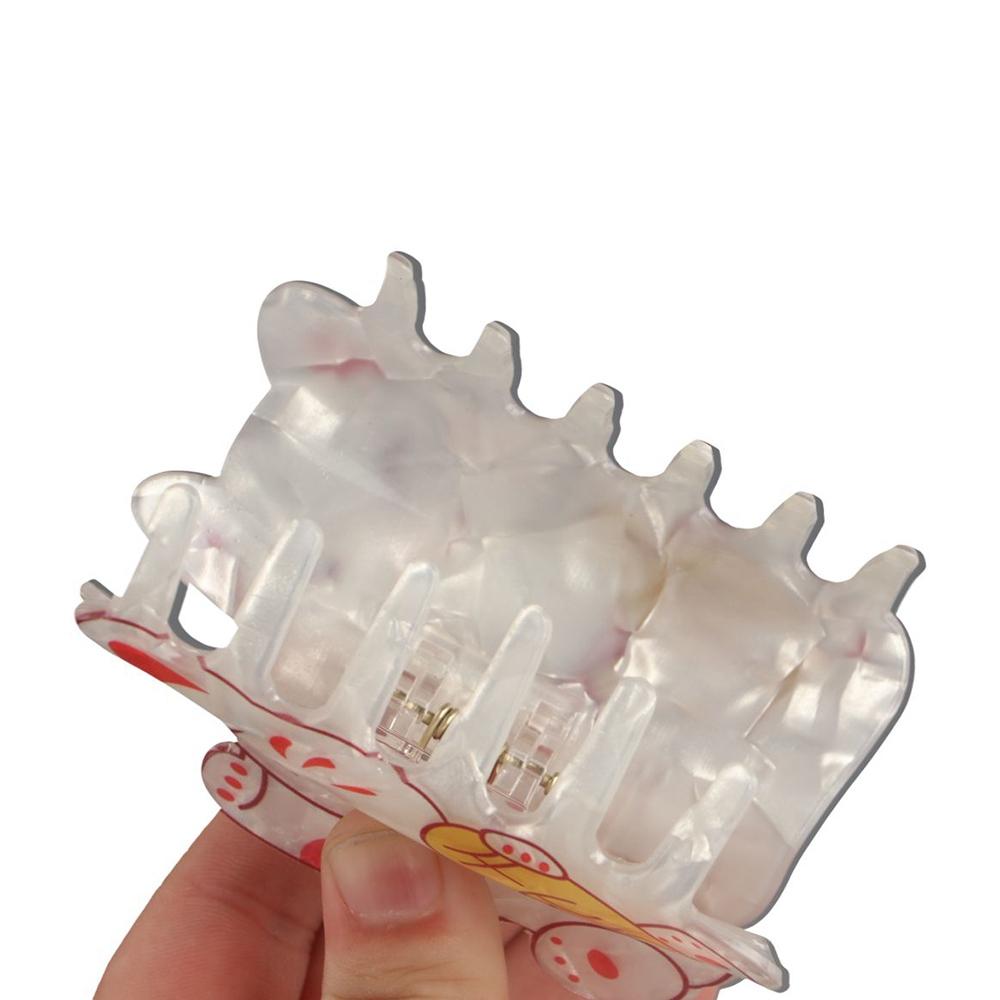 Attract Luck Cat Hair Claw Letter Animal Shark Clip Funny Acetate Hair Clip Girls/Ladies