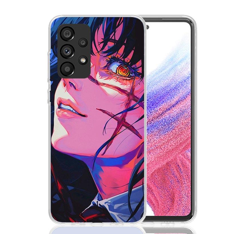 C-Kettensägenmanns Yoru Kriegsteufel Handyhülle für Samsung Galaxy A52 A51 A50S A12 A22 A32 A72 A10S A30S A31 A71 Note 20 Ultra 10 Plu