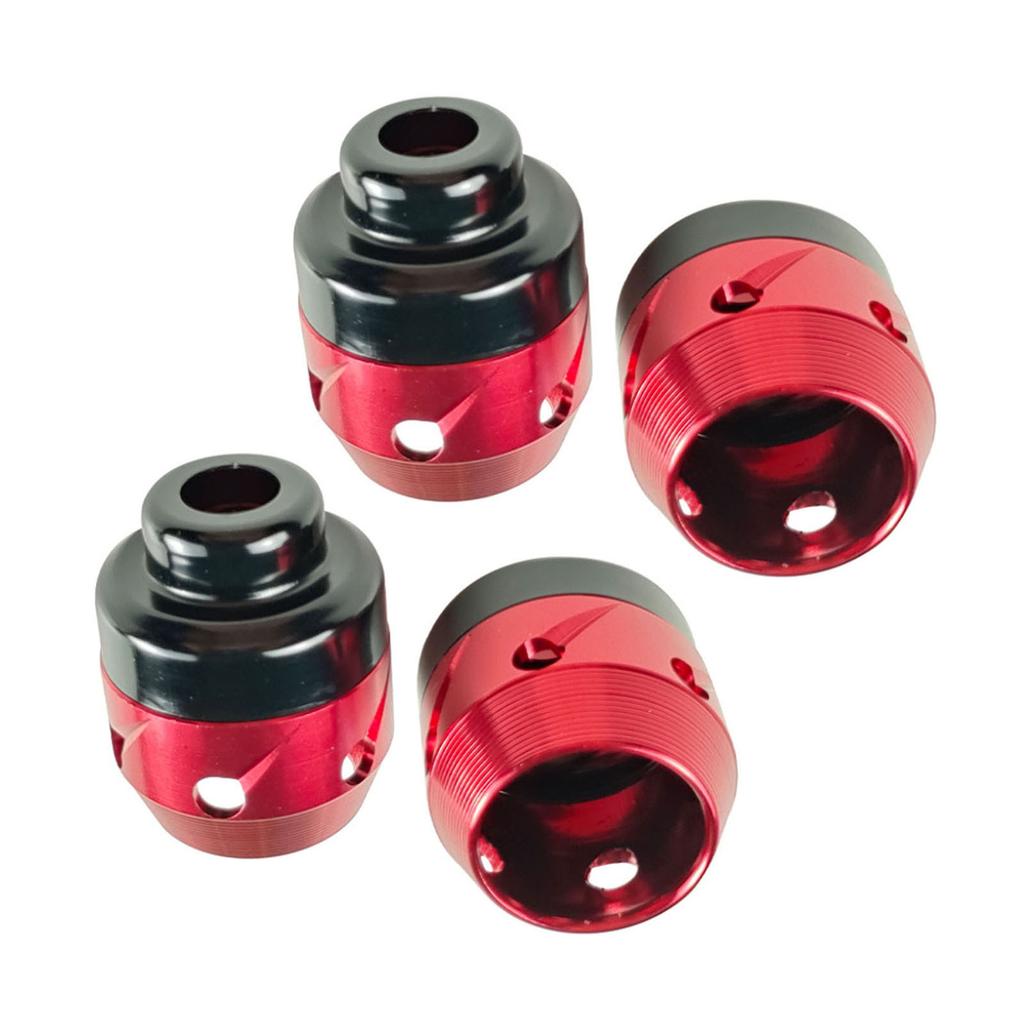 Motorcycle Front Fork Frame Slider CNC Aluminum Alloy Front Fork Frame Sliders Wheel Crash Protector Red
