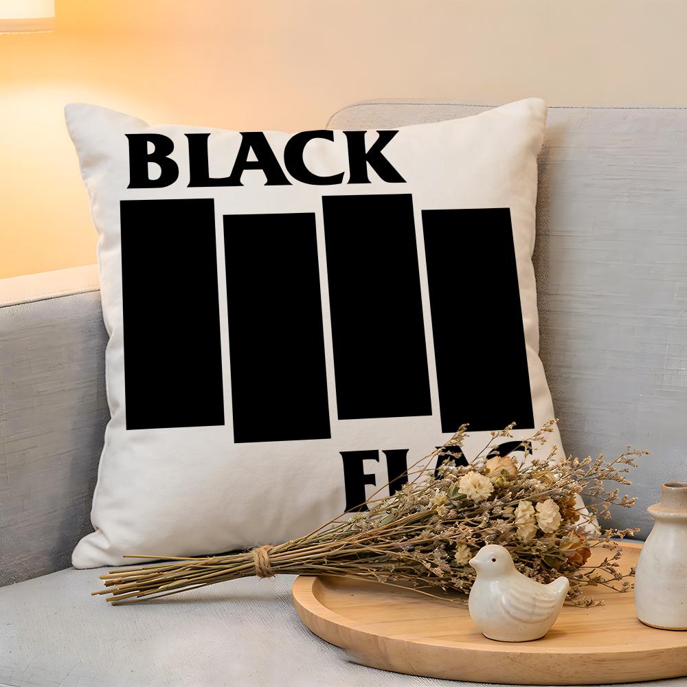 

Cushion Cover Linen SkinFriendly Soft Decorative Case for Sofa Home Decor Blackflag Tour Pillow cover 30x30cm