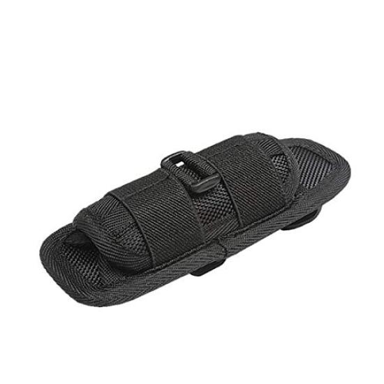 BLACK WOLF Flashlight Holster Adjustable Belt Loop for Handheld Work Nylon Flashlight Ballpoint Pen Holster BH-1, 360-Degree Rotation, Angle,