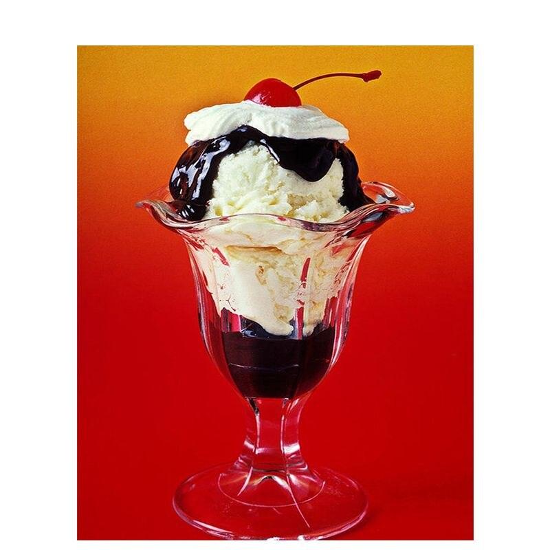 5D Diy Diamond Painting Coffee Dessert Full Round Diamond Art Embroidery Mosaic Still Life Home Decoration 40x50cm