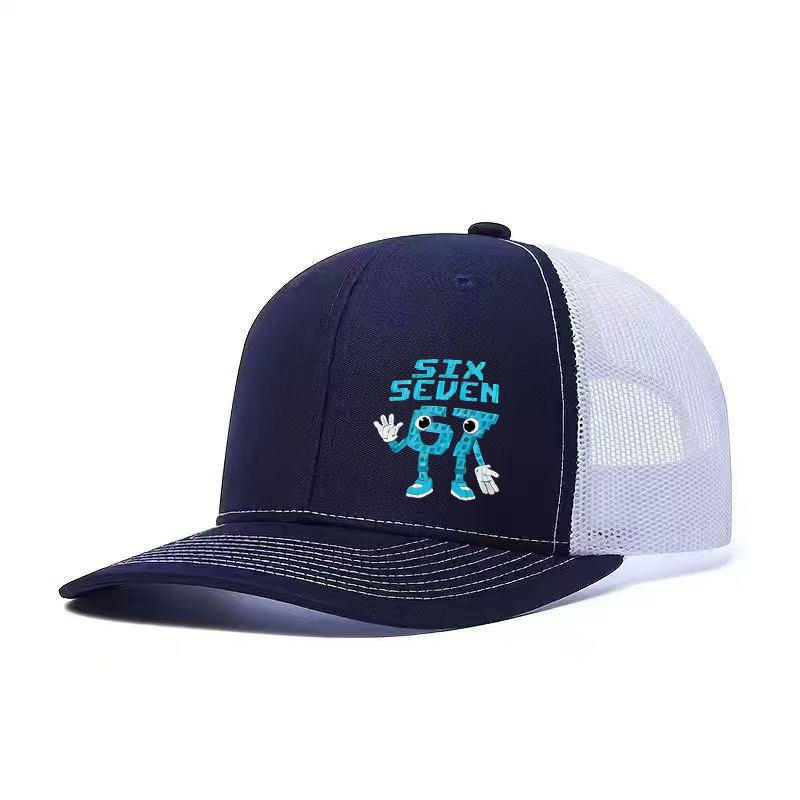 1PC compared to 67 pixel explosive mesh cap! Breathable and sweat resistant, a must-have streetwear for trendsetters