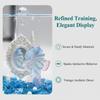 Betta Fish Exercise Mirror with Engraving Ideal for Retro Styled Aquatic Environment