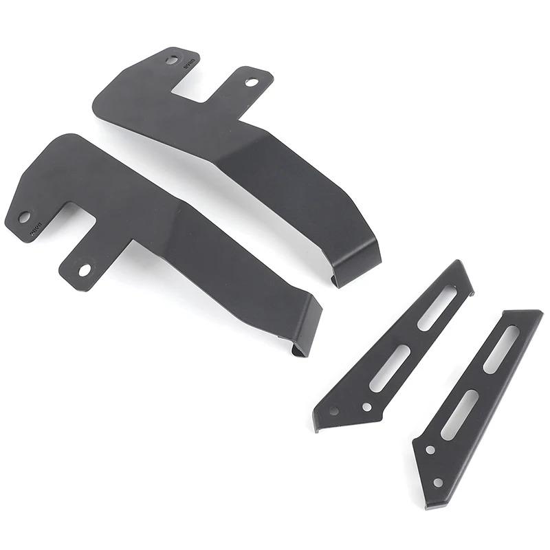 Carbon Steel Black For Ford Maverick -2026 Hood Headlight Bracket Pillar Hood Mount Holder Trim Exterior Accessories
