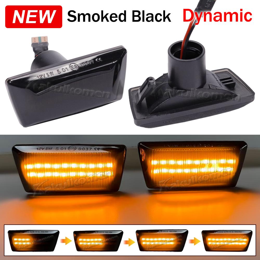 For Opel Insignia Astra H Zafira B Corsa D Side Marker For Chevrolet Cruze Led Dynamic Turn Signal Light Sequential Blinker Lamp