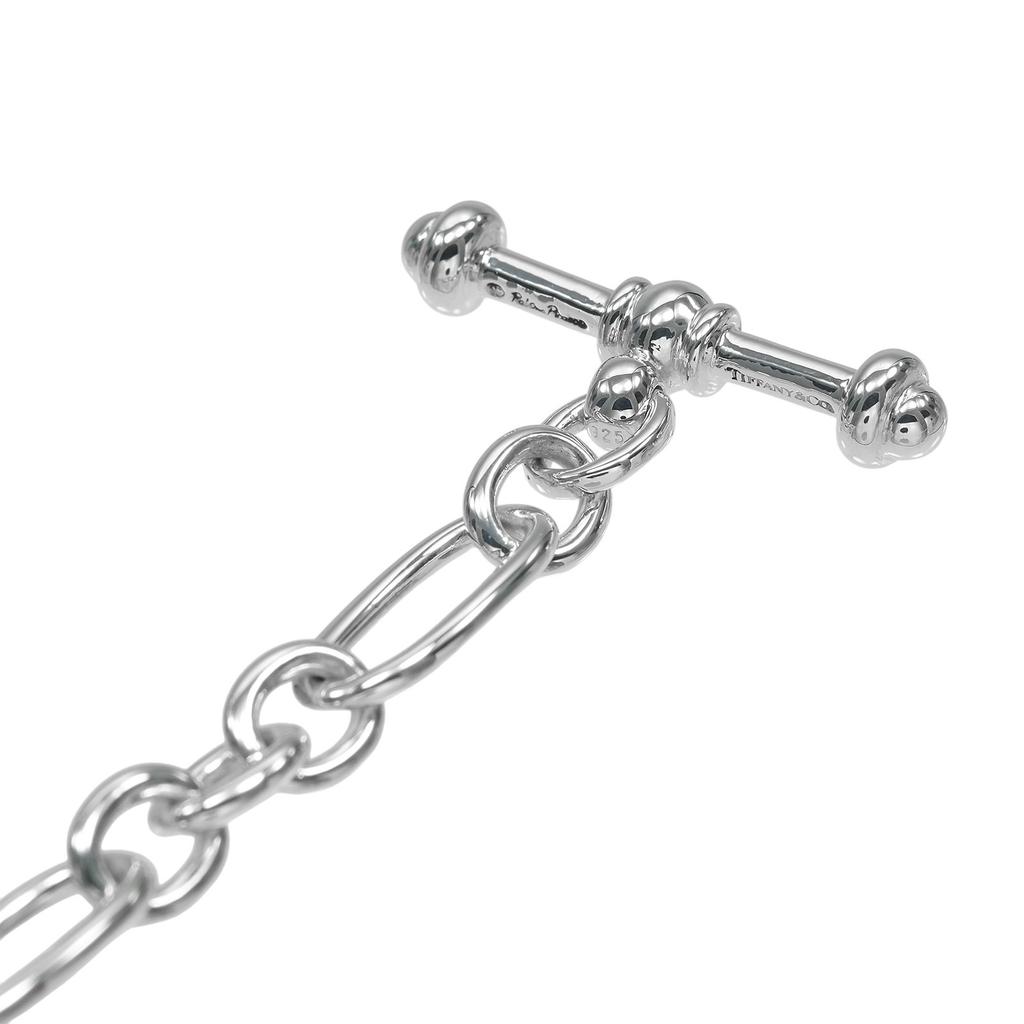 TIFFANY&Co. Oval Chain Toggle Bracelet Paloma Picasso Vintage Rare Silver925 18.24g unisex Used