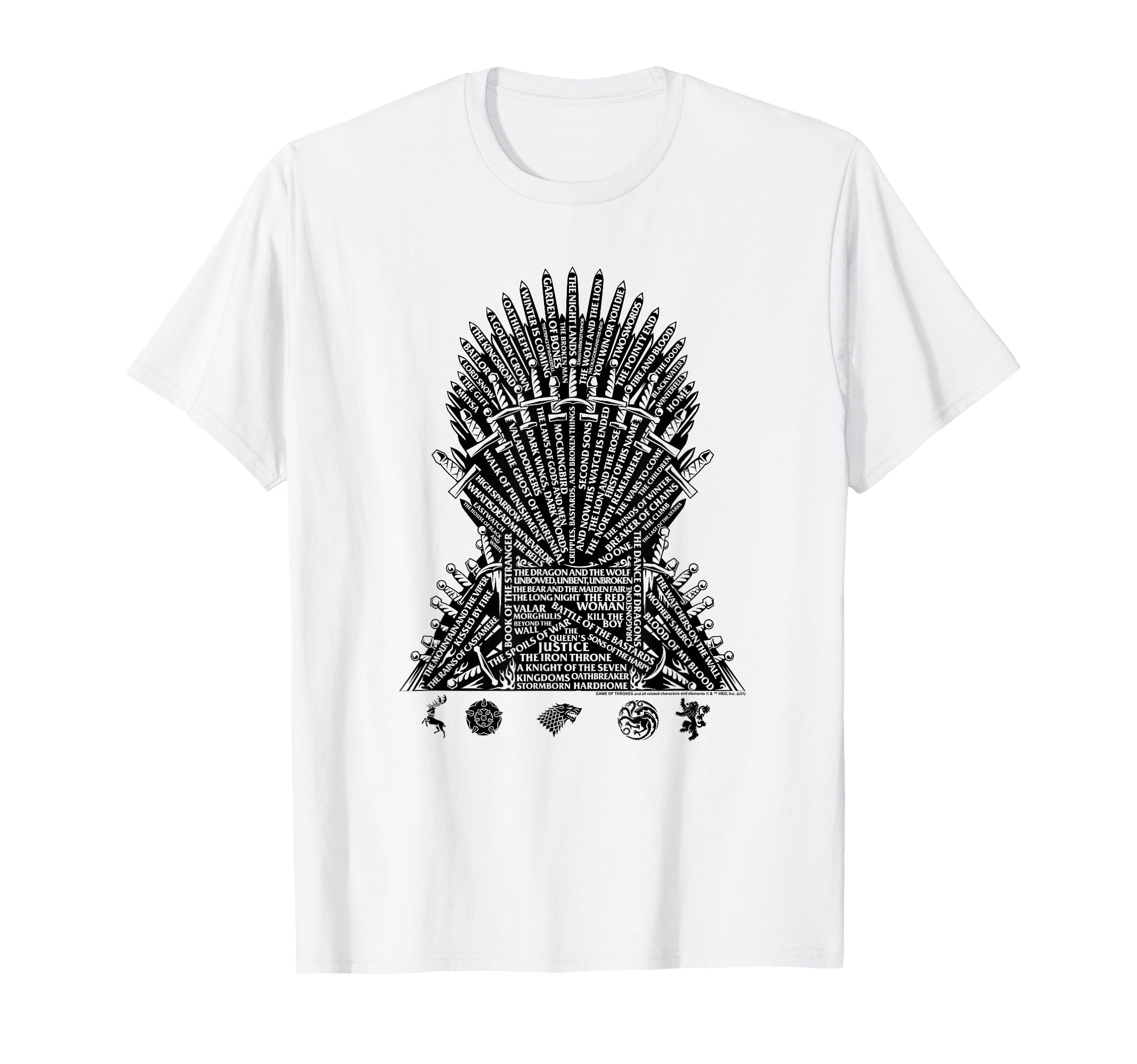 

Game of Thrones What Builds the Throne T-Shirt