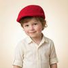 Solid Color Children Forward Cap Hollow Sun Hat Casual Mesh Beret  Daily