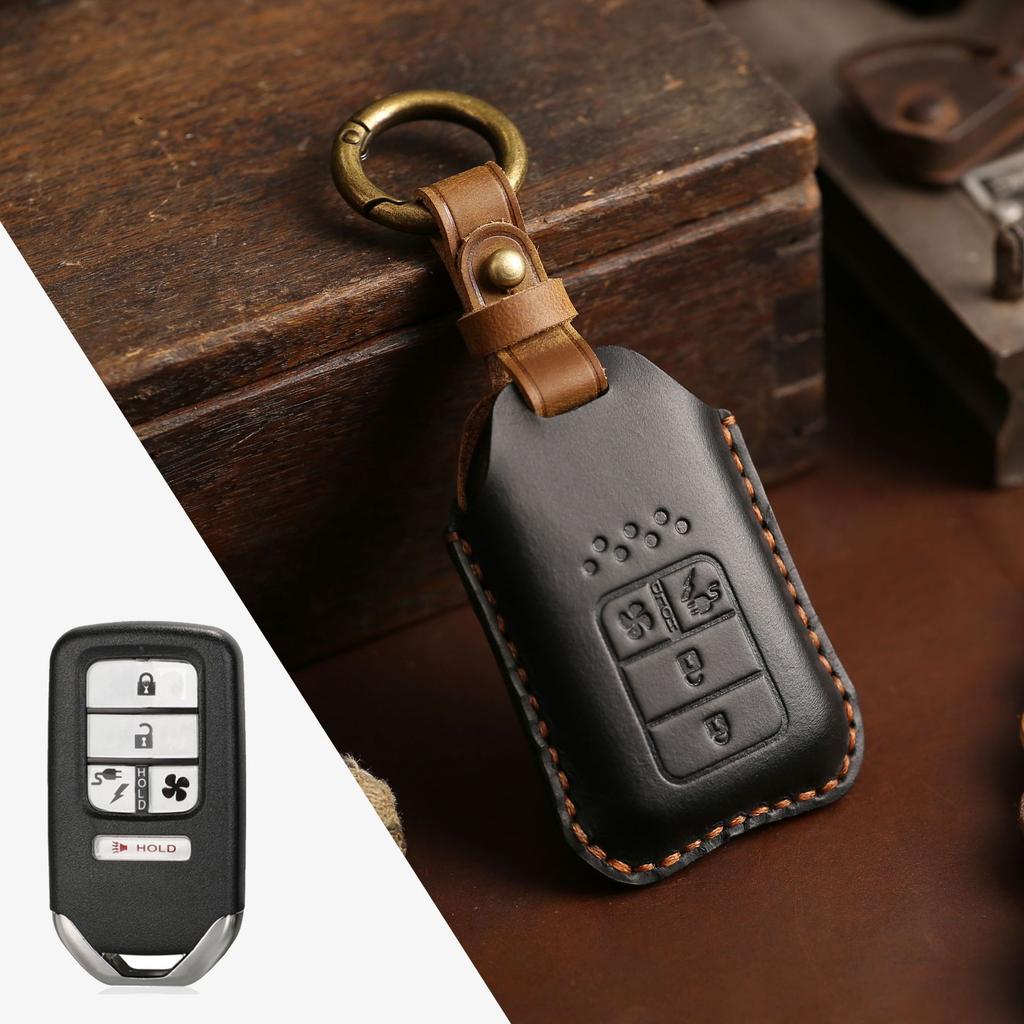 Suitable for Honda key case CRV Lingpai XRV 10th generation Civic Accord Crown Fit leather car key case