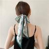 Classic French Silk Scarf: Retro Headband & Hair Ribbon for Women